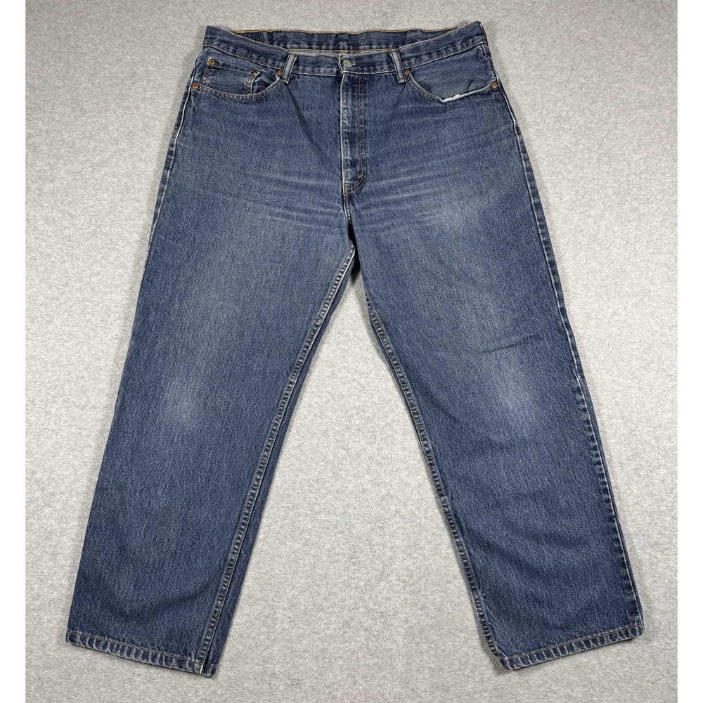 Levi's 550 Relaxed Fit Jeans Men's 40x32 Blue Denim Tapered Leg